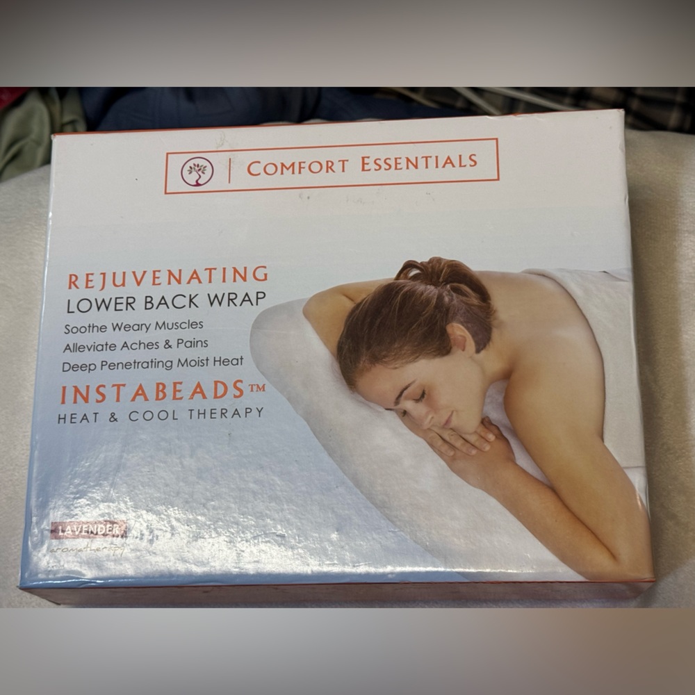 Comfort Essentials rejuvenating lower back wrap microwavable cooling moist heat